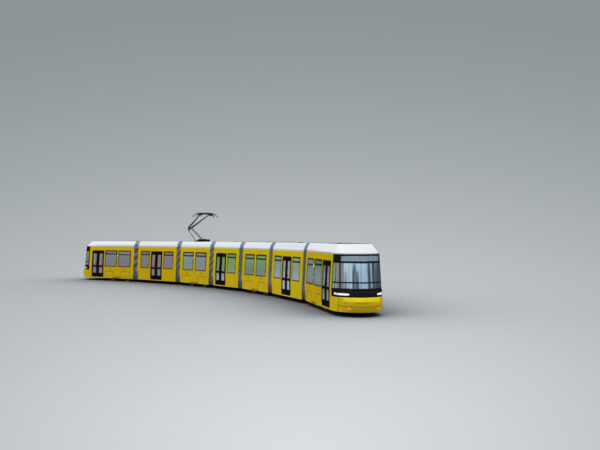 Low Poly Tram 3 - Image 2
