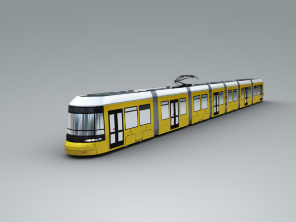 Low Poly Tram 3