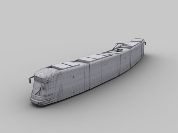 Low Poly Tram 5 - Image 6