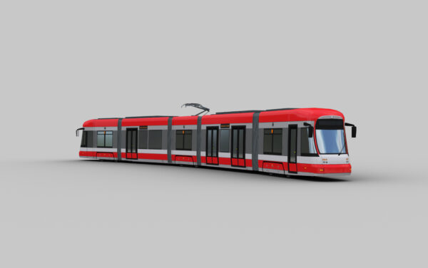 Low Poly Tram 5