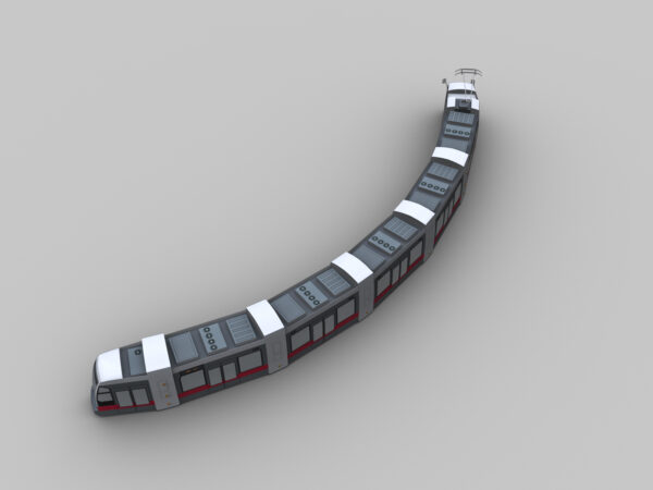 Low Poly Tram 1(Vienna Tram) - Image 6