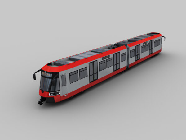 Low Poly Tram 7 - Image 7