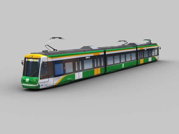 Low Poly Tram 16 - Image 5