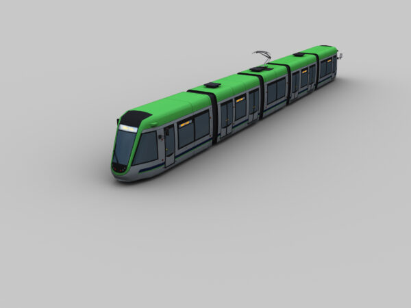 Low Poly Tram 13 - Image 5