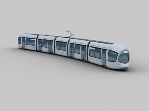 Low Poly Tram 14 - Image 6