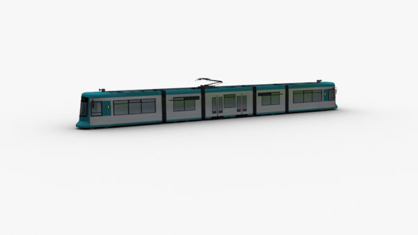 Low Poly Tram 25 - Image 13