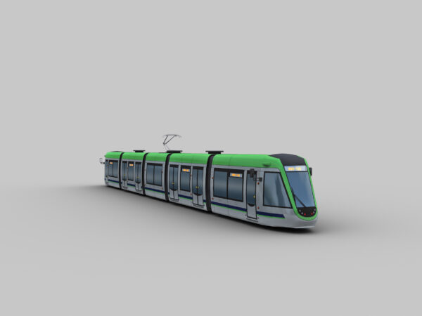 Low Poly Tram 13 - Image 10