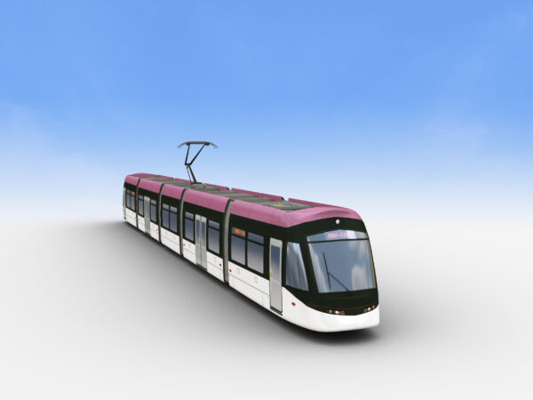 Low Poly Tram 15 - Image 6