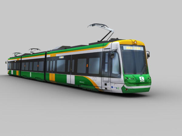Low Poly Tram 16 - Image 3