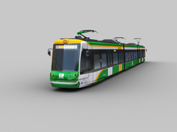 Low Poly Tram 16 - Image 2