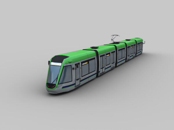 Low Poly Tram 13 - Image 4