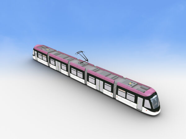 Low Poly Tram 15 - Image 5