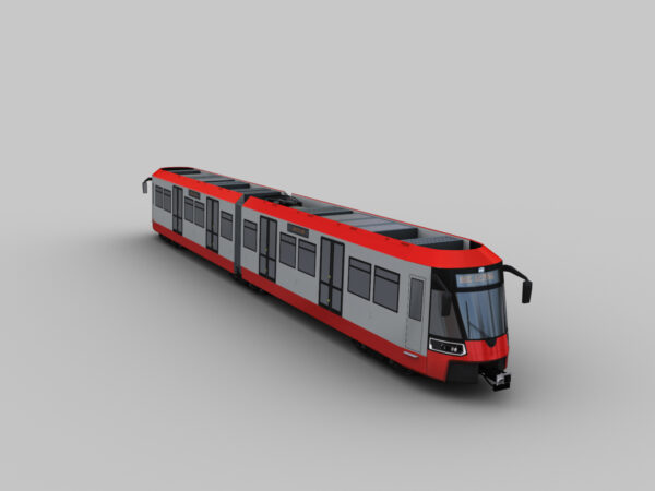Low Poly Tram 7 - Image 4