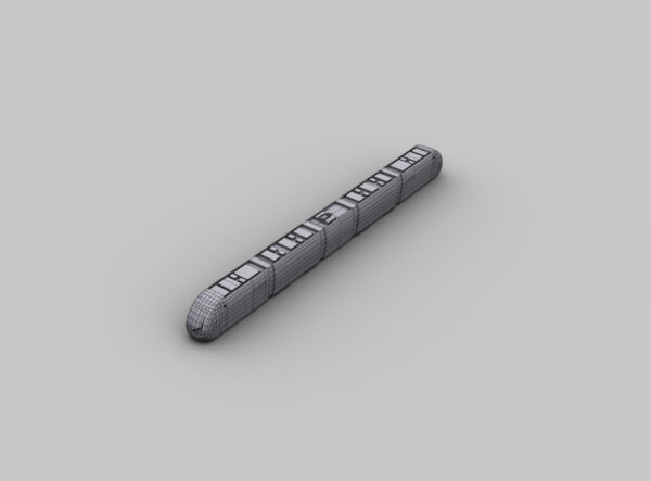 Low Poly Tram 10 - Image 6