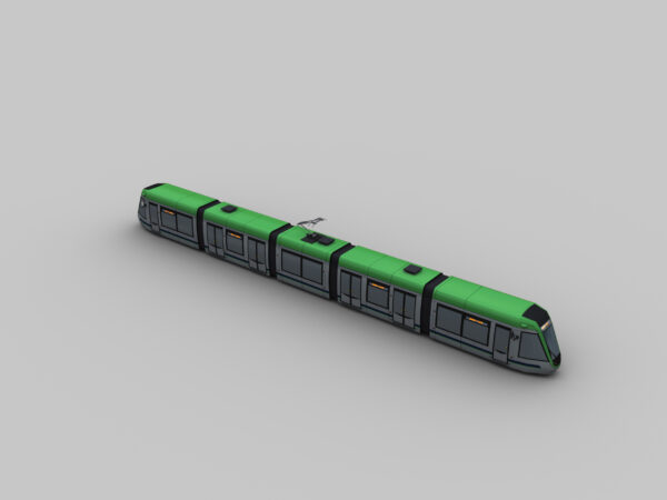 Low Poly Tram 13 - Image 9