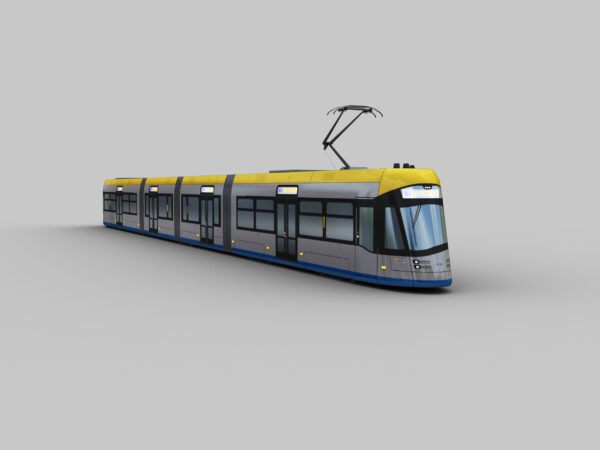 Low Poly Tram 12