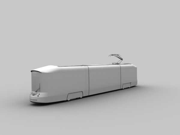Low Poly Tram 8 - Image 4