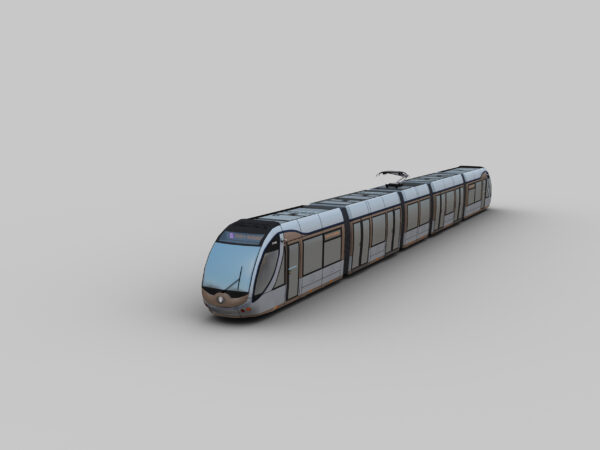 Low Poly Tram 10 - Image 5