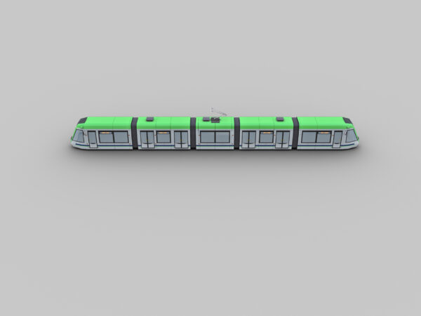 Low Poly Tram 13 - Image 8