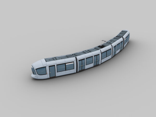 Low Poly Tram 14 - Image 2