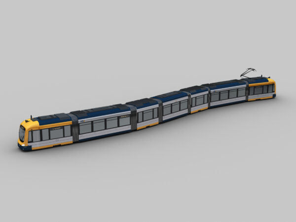 Low Poly Tram 9 - Image 5