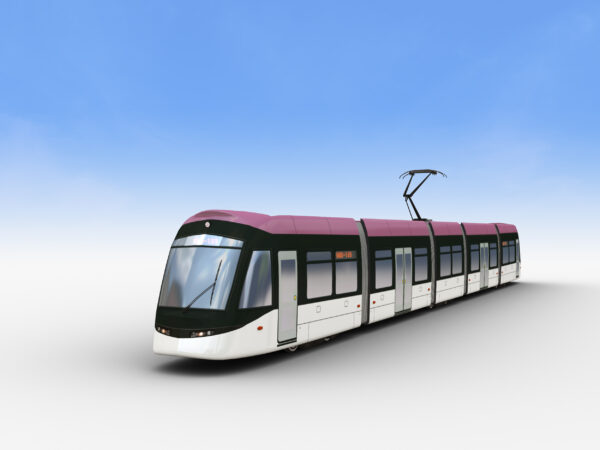 Low Poly Tram 15