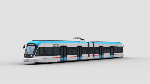 Low Poly Tram 17 - Image 3