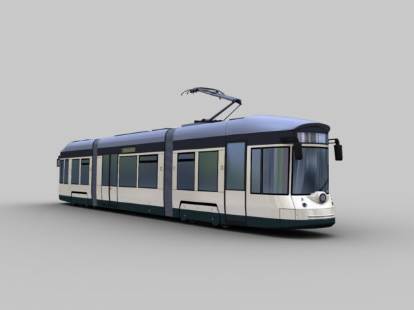 Low Poly Tram 8 - Image 2