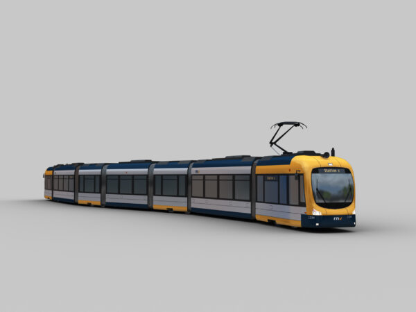 Low Poly Tram 9 - Image 4