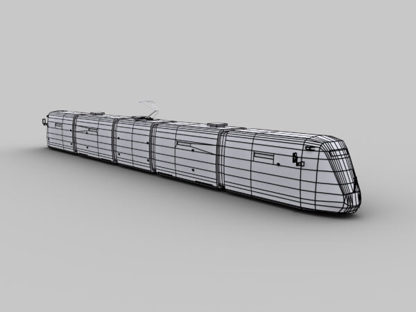 Low Poly Tram 13 - Image 6