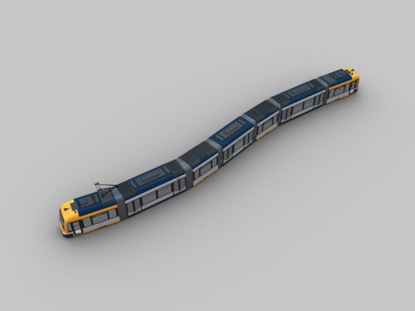 Low Poly Tram 9 - Image 3