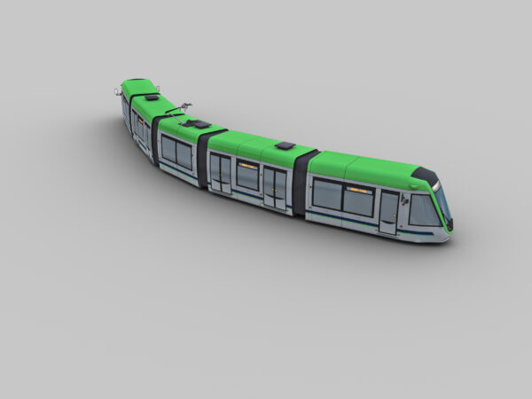 Low Poly Tram 13 - Image 2