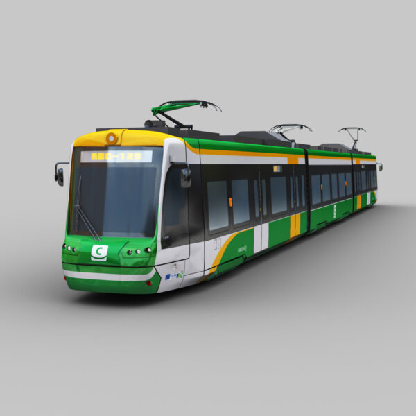 Low Poly Tram 16